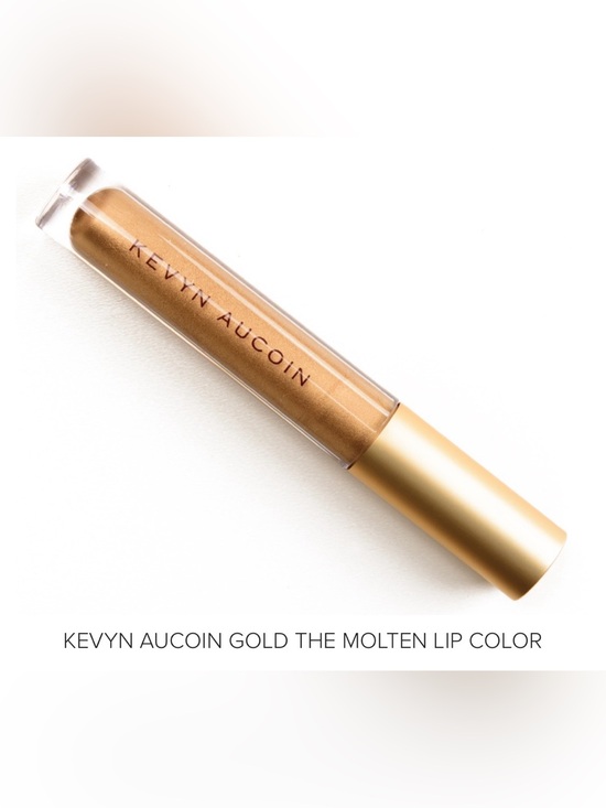 Kevyn Aucoin Other - Kevyn Aucoin Molten Lip Gloss in Metallic Gold